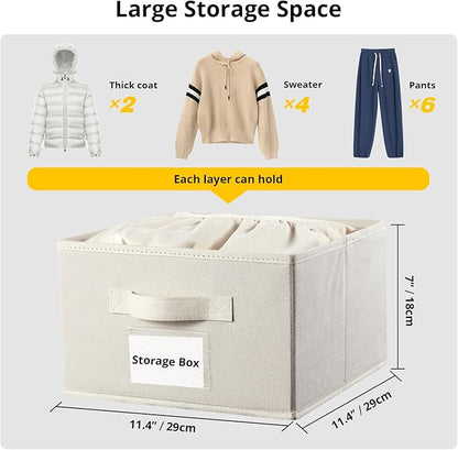 2 Pack 6 Shelves Hanging Closet Organizer