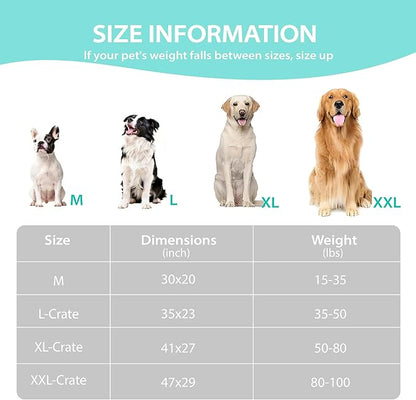 Cooling Dog Bed for Medium Dogs - Orthopedic Pet Beds with Memory Foam, QMAX>0.5, Waterproof Removable Washable Cover for Hot Weather, Dark Beige, 30" L x 20" W x 3" H