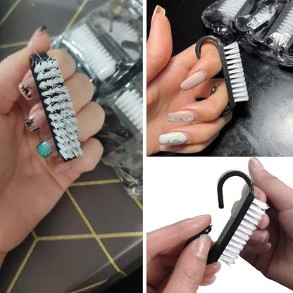Nail Cleaning Brush- 20 Pcs Home Plastic Nail Brushes