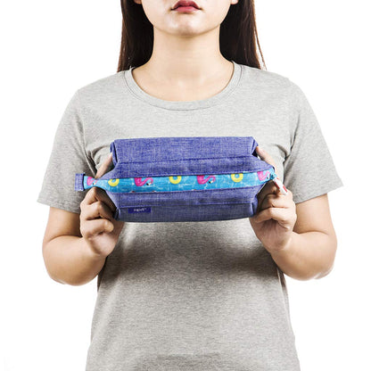 ZIPIT Lenny Pencil Case, Large Capacity Zipper Pouch for School, Stationery Bag for Teen Girls Boys and Adults, Teal