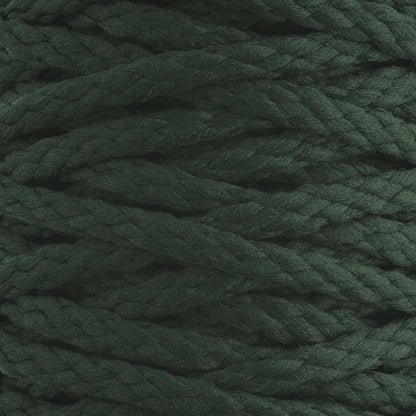 70yards x 6mm John Bead Forest Green Thermoplastic Nylon Braided Macrame Cord for DIY Craft Projects Wall Hanging, Plant Hangers