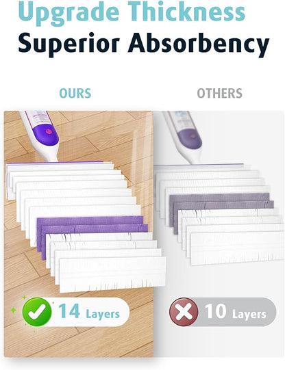 AIR U+ 36 Pack Disposable Power Mop Pads Refills