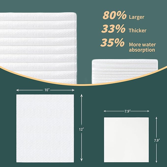 Ourmed Life Disposable Face Towels, Clean Facial Wash Cloth without Lint