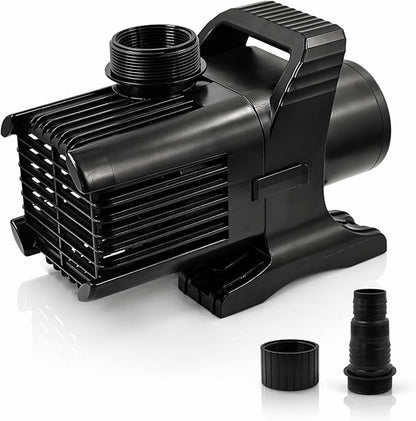 HALF OFF PONDS Submersible Water Pump, 14,800 GPH Pond Pump with 33FT Power Cord and 35.5FT Max Head, 1,100W Ultra Quiet Energy Efficient Pump for Koi Pond, Fountain, Waterfall, Water Garden, Skimmer