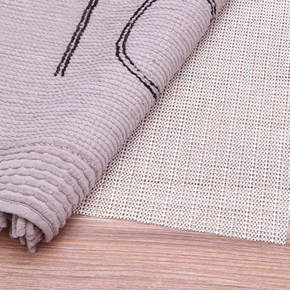 TopHomer Non Slip Area Rug Pad Gripper Slip-Stop Super Grip Cushioned Non-Slip Rug Pad for Beds, Sofas, Bay Windows, Carpets, Dining Tables(Black, 40cmx60cm)