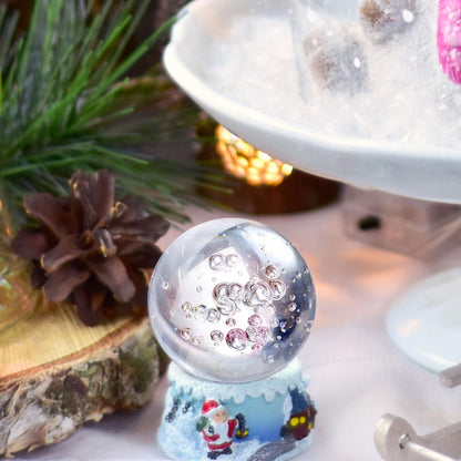 uxcell 80mm/3.1" Crystal Sphere Ball Bubble Glass Solid Decorative Sphere Crystal Ball Prop Ornament for Feng Shui Divination Fortune Telling Tabletop Fountain Decoration, Clear