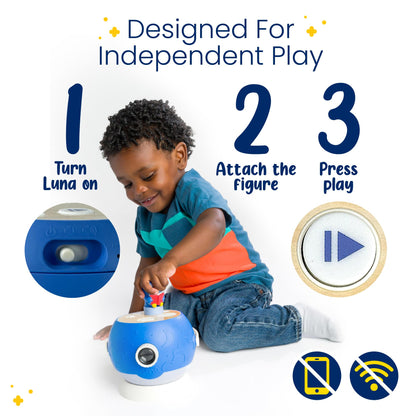 Kids Book Projector - 5 John Deere Tractor and 5 Classic Read-Aloud Stories, 10 Songs & Night Light & Soothing Dream Music | Children Ages 3+ Storytime Projector | Toys, Owl & John Deere Tractor