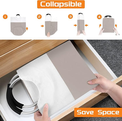 BlissTotes 90L Laundry Basket, Freestanding Laundry Hamper, Collapsible Dirty