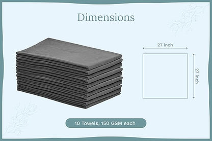 Organic Cotton Gray Tea Towels
