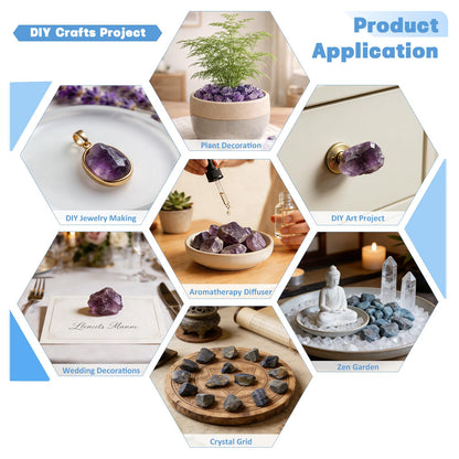 SUNYIK Natural Raw Stones Rough Rock Crystals for Tumbling,Cabbing, Black Pebble Stones, 1pound(About 460 Gram)