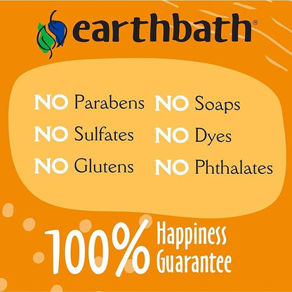 earthbath, Green Tea & Awapuhi Grooming Wipes - Dog Wipes for Paws and Butt, Best Pet Wipes for Dogs & Cats, Made in USA, Cruelty-Free Dog Cleaning Wipes, Removes Dirt & Dander - 100 Count (2 Pack)