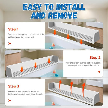 Splash Guard for Bathtub Kids