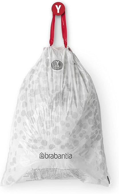 Brabantia PerfectFit Trash Bags Thick Plastic Trash Can Liners