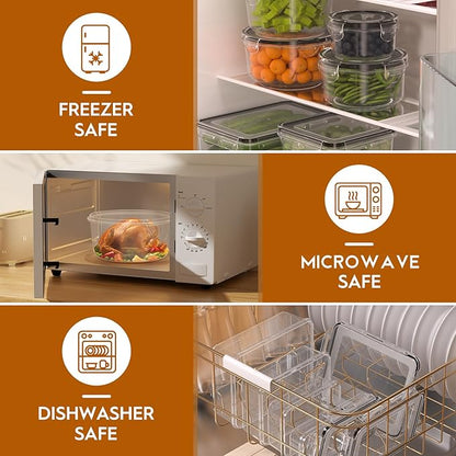 52 PCS Food Storage Containers