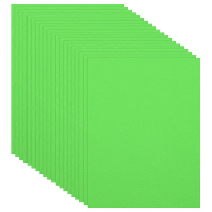 PATIKIL 20 Pcs Light Green EVA Foam Sheets, 11.8 x 7.87 Inches 1mm Thick Foam Sheets for Crafts Flexible DIY Handcraft Scrapbooking Art Supplies