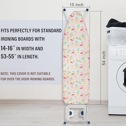 Ironing Board Cover and Pad 15x54 Inch Standard Ironing Board Cover