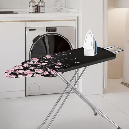 Ironing Board Cover, Soft Durable Elastic Edge & Hook and Loop Fasteners Stain