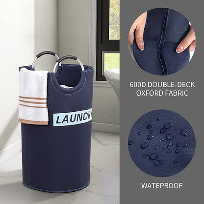 ZERO JET LAG 82L Large Laundry Basket Collapsible Fabric Hamper Tall Foldable