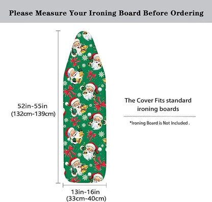 Santa Claus Ironing Board Cover and Pad Elastic Edge