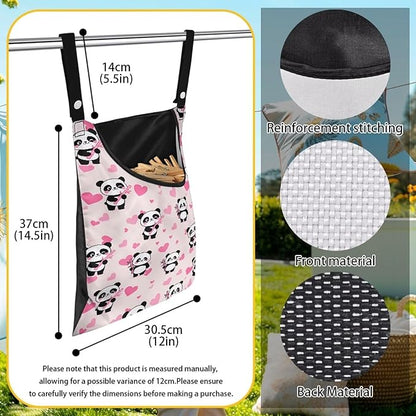 Clothes Pin Hanging Bag, Large Capacity Clothespin Bag Clothes Pin Hanging Bag