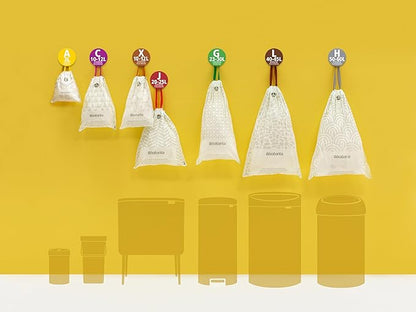 Brabantia PerfectFit Trash Bags Thick Plastic Trash Can Liners