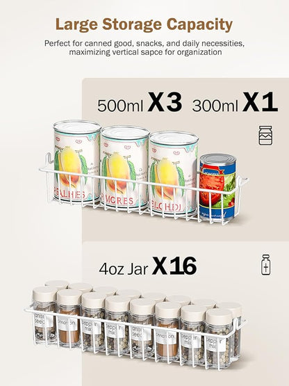 Delamu Over The Door Pantry Organizer, 9-Tier Pantry Door Organizers and Storage