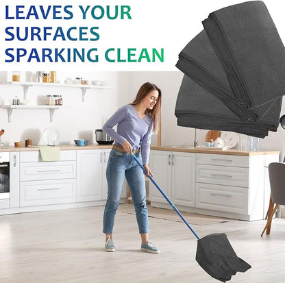 Newwiee 3 Pcs Extra Large Microfiber Cleaning Cloth 30" x 20" Washable Reusable
