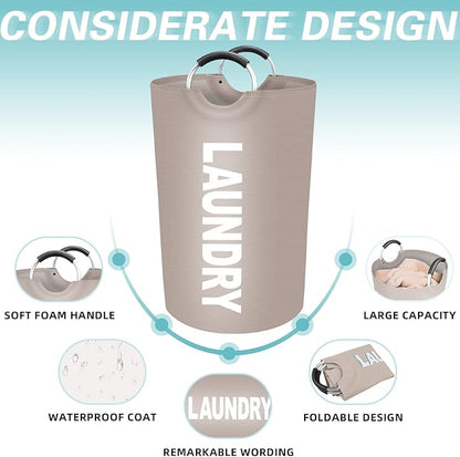 StorageRight 115L Large Laundry Basket, Laundry Hamper, Dirty Clothes Hamper