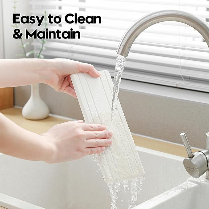 3 Pack Stone Drying Tray, Water Absorbing Stone Sink Mat
