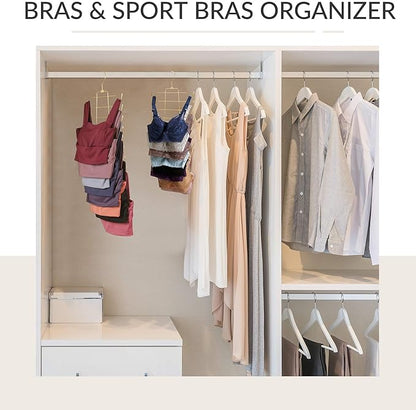 ZEDODIER 2 Pack Tank Top Hanger Space Saving, Bra Hangers