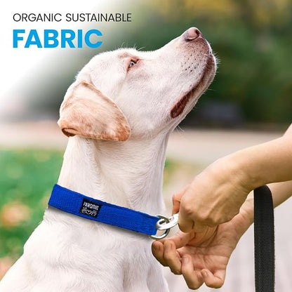 Hypoallergenic Dog Collar - Great for Sensitive Skin, Soft Collar for Dogs, Soft Organic & Earth Friendly (Medium, Yellow)