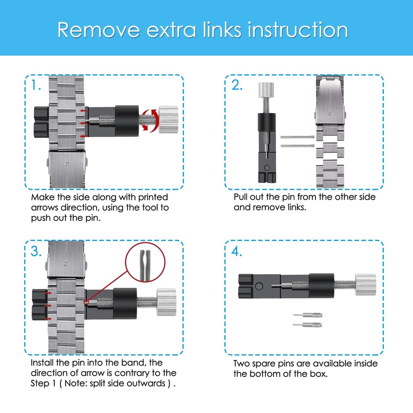FINTIE Metal Band Compatible with Fitbit Versa 2 1 and Lite Edition, Solid Stainless Steel Strap Replacement Wristband Business Bracelet, Silver