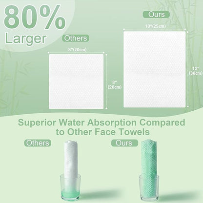 GRANNY SAYS Disposable Face Towel, Face Towelettes Disposable, Disposable Towels