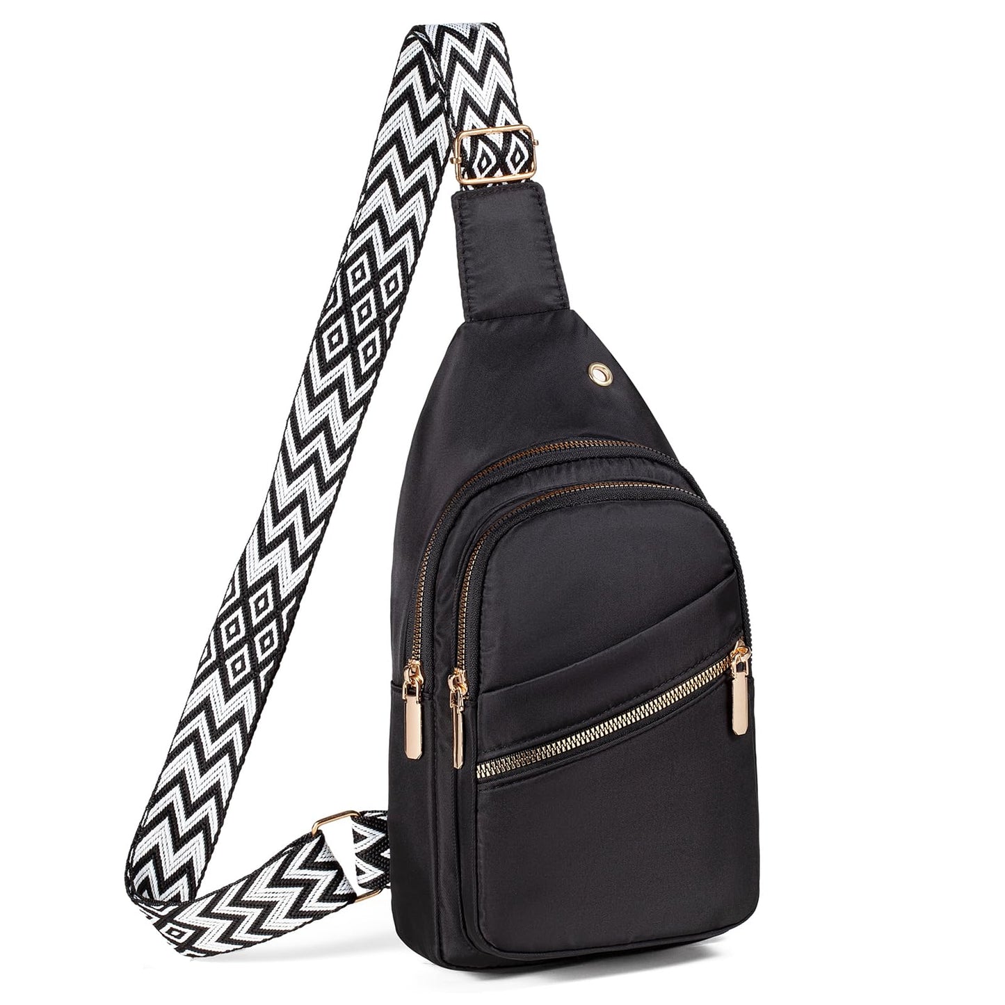 Crossbody Sling Bag Small Sling Backpack, Cross Body Bag Chest Bag for Women Men Travel Hiking Daypack