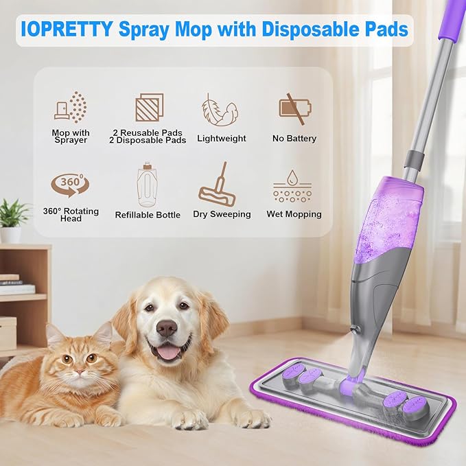 Spray Mops for Floor Cleaning