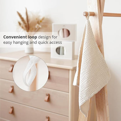 Konssy 6 Pack Face Cloths, Soft Wash Cloth