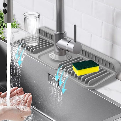 14.6-Inch Kitchen Sink Splash Guard Mat | 7° Slope