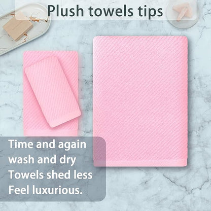 VOOVA & MOVAS Pink Towels for Bathroom