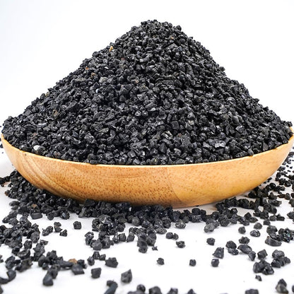 TOYPOPOR 6lb Succulents and Cactus Black Sand, Décor & Additive Tiny Stones, DIY Rocks Gravel, Decorative Pebbles for Bonsai, Fairy Gardening, Terrarium, Vases Fillers, Top Dressing