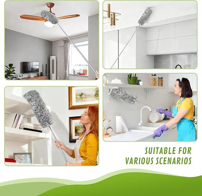 12-in-1 Professional Deep Cleaning System, 100-inch Extendable Duster