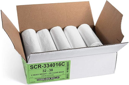 Aluf Plastics 33 Gallon Trash Bags Source Reduction Series Value High Density