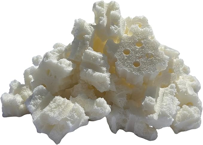 eConsumersUSA Organic Shredded Latex Foam 5lbs, 10lbs, 20lbs, 40lbs Made in USA 5 Pounds