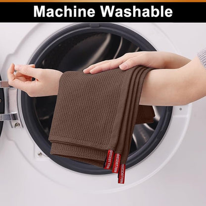 Homaxy 100% Cotton Waffle Weave Dish Cloths