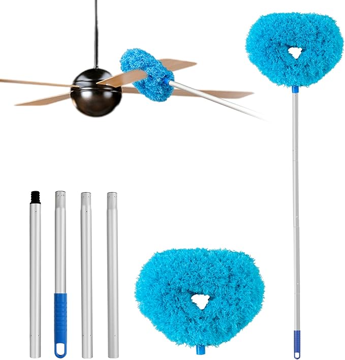 Ceiling Fan Cleaner Duster Reusable Microfiber Ceiling Fan Blade Cleaner