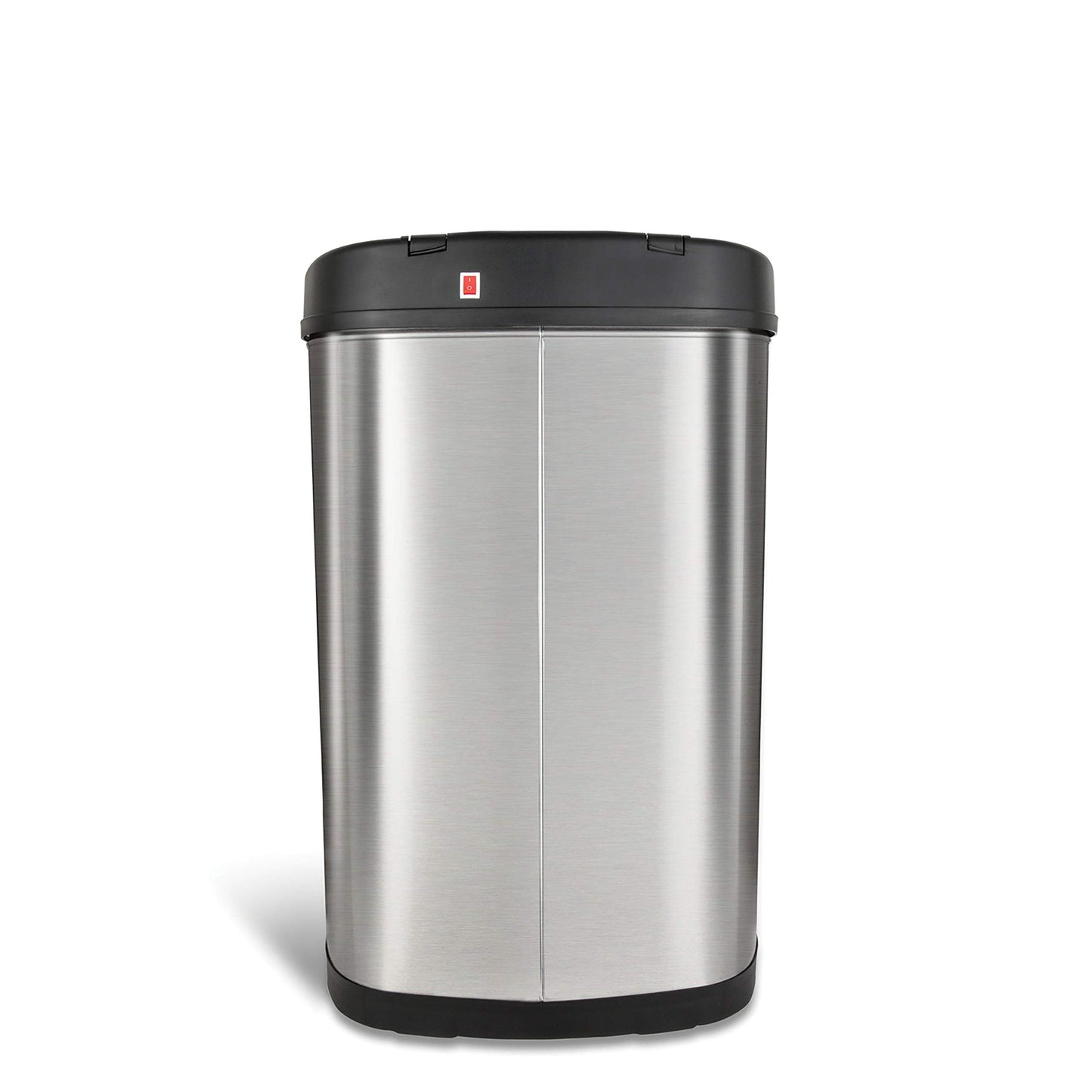 NINESTARS DZT-50-13 The Original Touchless Automatic Motion Sensor Trash Can, Black Top, 13.2 Gal. / 50 L, Stainless Steel