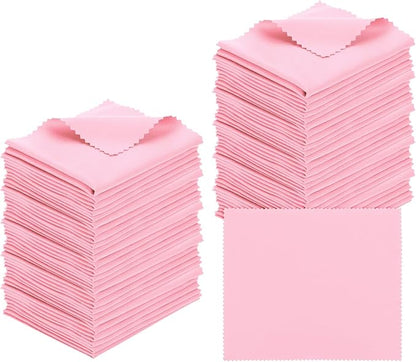 PATIKIL Eyeglass Microfiber Cleaning Cloth 7"x6", 50 Pack Glasses Cleaning