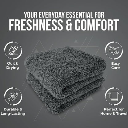 DAN RIVER 24 Pack Wash Cloths for Showering