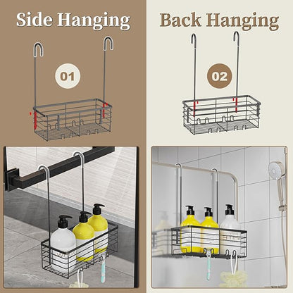 DELLAN Hanging Shower Rack, Shower Organizer Hanging