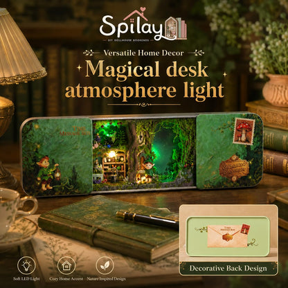 Spilay DIY Miniature House Kit for Adults, Miniature Dollhouse Kit
