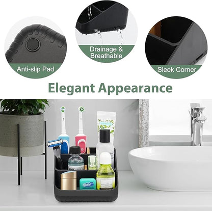 Chintu Toothbrush Holders Bathroom Countertop Organizer-Electric Tooth Brushing